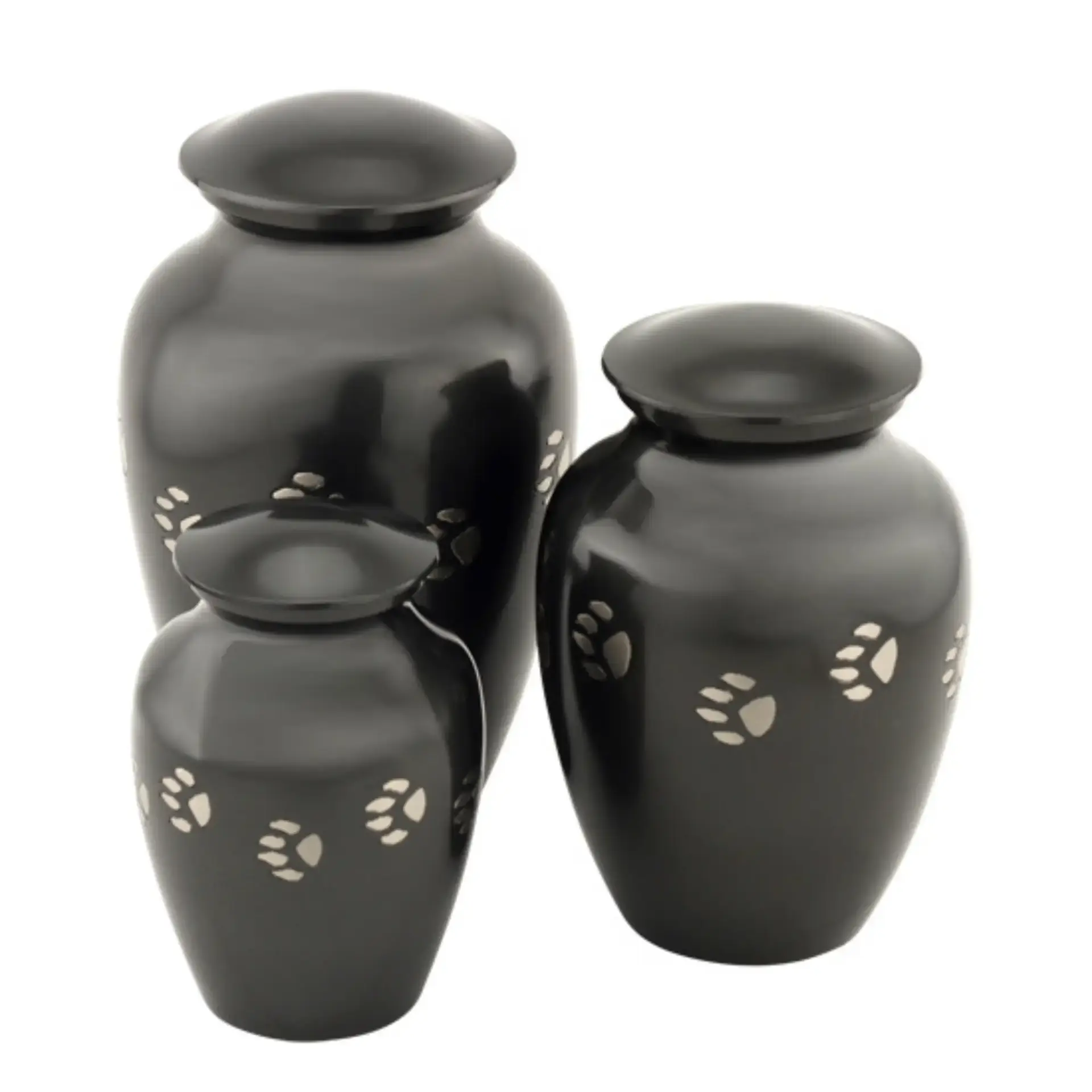trei urne animale companie lemn ceramica metal comparatie